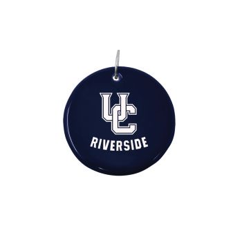 Ceramic Disk Holiday Ornament - UC Riverside Highlanders