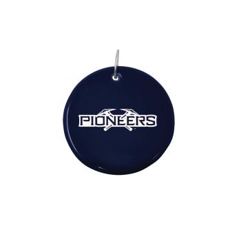 Ceramic Disk Holiday Ornament - Wisconsin-Platteville Pioneers