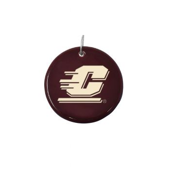 Ceramic Disk Holiday Ornament - Central Michigan Chippewas