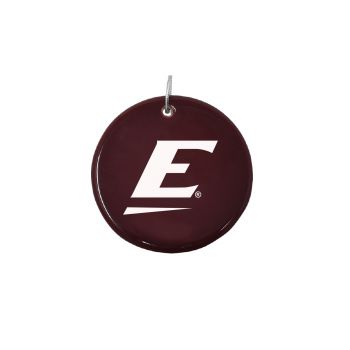 Ceramic Disk Holiday Ornament - Eastern Kentucky Colonels