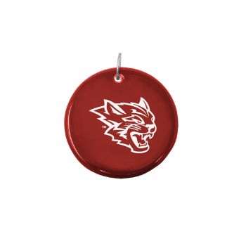 Ceramic Disk Holiday Ornament - CSU Chico Wildcats