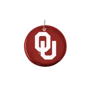 Ceramic Disk Holiday Ornament - Oklahoma Sooners