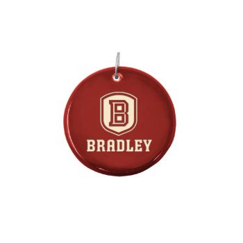 Ceramic Disk Holiday Ornament - Bradley Braves