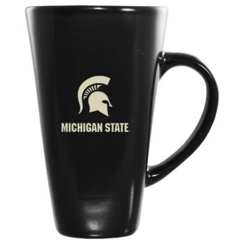 16 oz Square Ceramic Coffee Mug - Michigan State Spartans