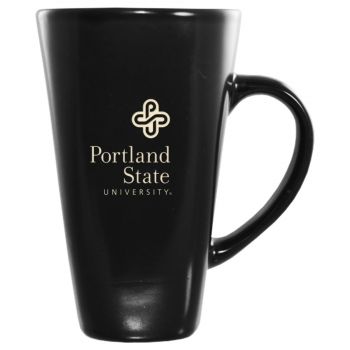 16 oz Square Ceramic Coffee Mug - Portland State 