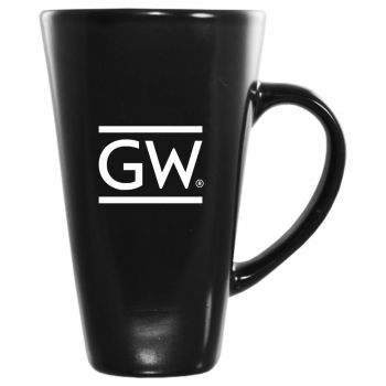 16 oz Square Ceramic Coffee Mug - GWU Colonials