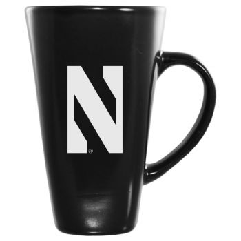 16 oz Square Ceramic Coffee Mug - Northwestern Wildcats