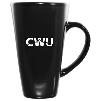 16 oz Square Ceramic Coffee Mug - Central Washington Wildcats
