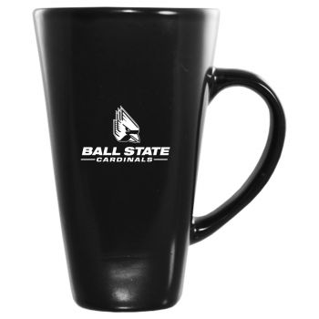16 oz Square Ceramic Coffee Mug - Ball State Cardinals