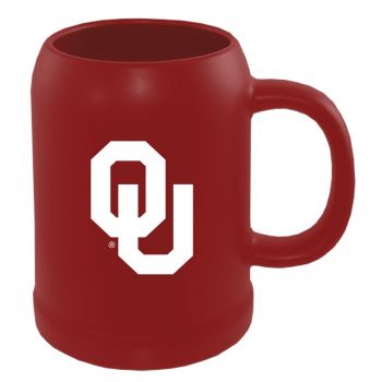 22 oz Ceramic Stein Coffee Mug - Oklahoma Sooners