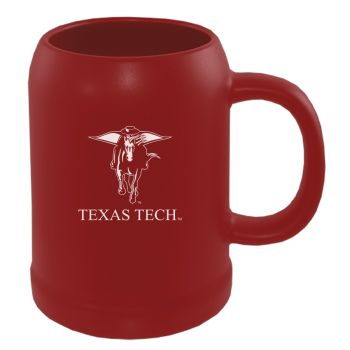 22 oz Ceramic Stein Coffee Mug - Texas Tech Red Raiders
