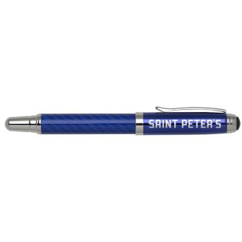 Carbon Fiber Rollerball Twist Pen - St. Peter's Peacocks