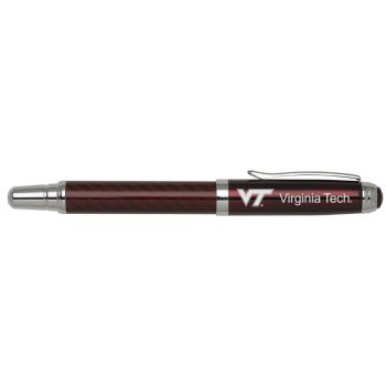 Carbon Fiber Rollerball Twist Pen - Virginia Tech Hokies