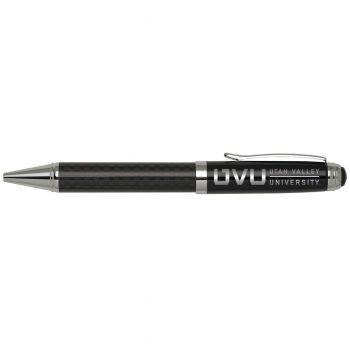 Carbon Fiber Ballpoint Twist Pen - UVU Wolverines