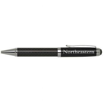 Carbon Fiber Ballpoint Twist Pen - Northeastern Huskies