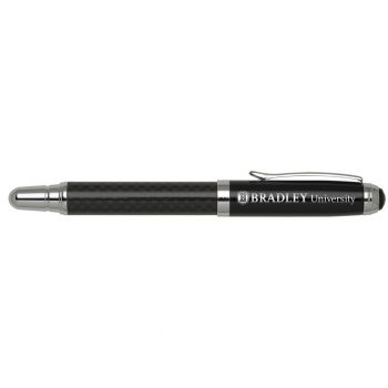 Carbon Fiber Rollerball Twist Pen - Bradley Braves