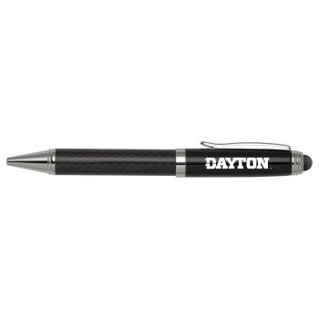 Carbon Fiber Ballpoint Stylus Pen - Dayton Flyers