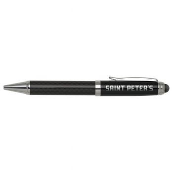 Carbon Fiber Ballpoint Stylus Pen - St. Peter's Peacocks