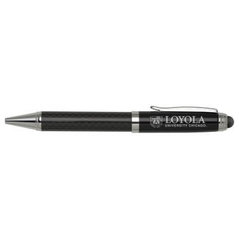 Carbon Fiber Ballpoint Stylus Pen - Loyola Ramblers