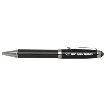 Carbon Fiber Ballpoint Stylus Pen - UNC Wilmington Seahawks