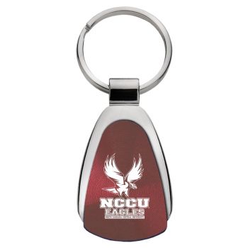 Teardrop Shaped Keychain Fob - North Carolina Central Eagles