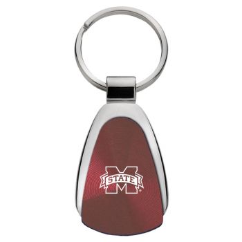 Teardrop Shaped Keychain Fob - MSVU Delta Devils