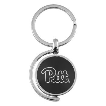 Spinner Round Keychain - Pittsburgh Panthers