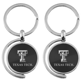 Spinner Round Keychain - Texas Tech Red Raiders
