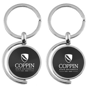 Spinner Round Keychain - Coppin State Eagles
