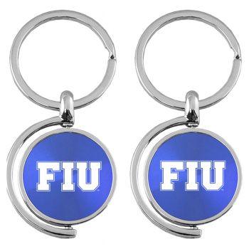 Spinner Round Keychain - FIU Panthers