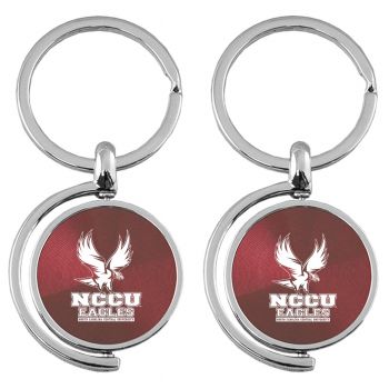Spinner Round Keychain - North Carolina Central Eagles