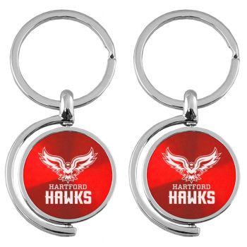 Spinner Round Keychain - Hartford Hawks