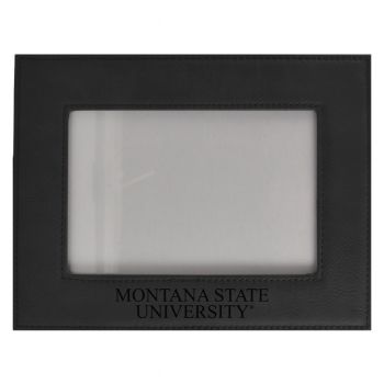 4 x 6 Velour Leather Picture Frame - Montana State Bobcats