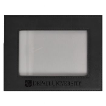 4 x 6 Velour Leather Picture Frame - DePaul Blue Demons