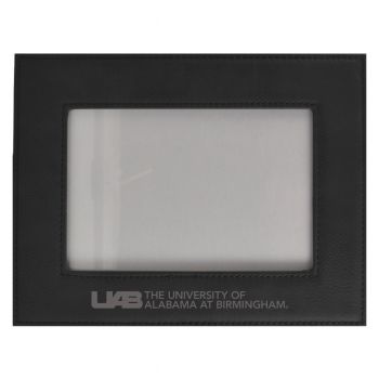 4 x 6 Velour Leather Picture Frame - UAB Blazers