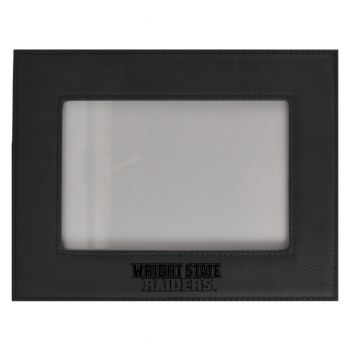4 x 6 Velour Leather Picture Frame - Wright State Raiders
