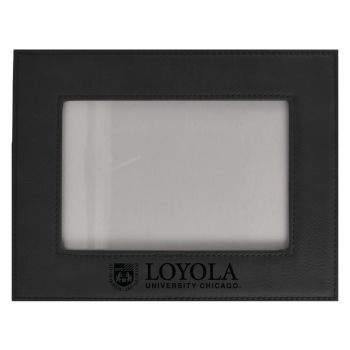 4 x 6 Velour Leather Picture Frame - Loyola Ramblers