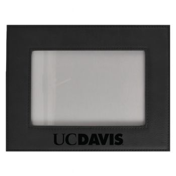 4 x 6 Velour Leather Picture Frame - UC Davis Aggies