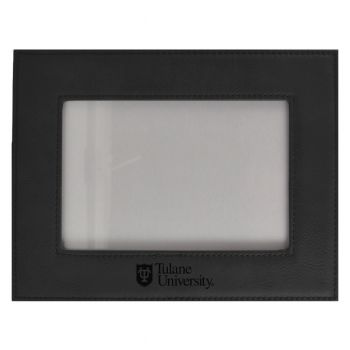 4 x 6 Velour Leather Picture Frame - Tulane Pelicans