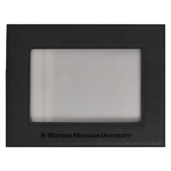 4 x 6 Velour Leather Picture Frame - Western Michigan Broncos