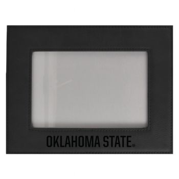 4 x 6 Velour Leather Picture Frame - Oklahoma State Bobcats