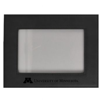 4 x 6 Velour Leather Picture Frame - Minnesota Gophers