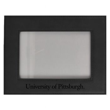 4 x 6 Velour Leather Picture Frame - Pittsburgh Panthers