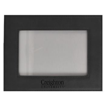 4 x 6 Velour Leather Picture Frame - Creighton Blue Jays