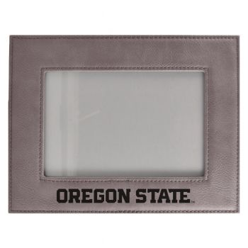 4 x 6 Velour Leather Picture Frame - Oregon State Beavers