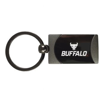 Heavy Duty Gunmetal Keychain - SUNY Buffalo Bulls