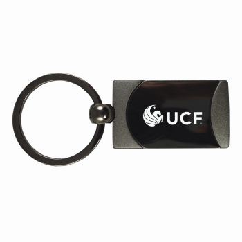 Heavy Duty Gunmetal Keychain - UCF Knights