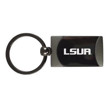 Heavy Duty Gunmetal Keychain - LSUA Generals