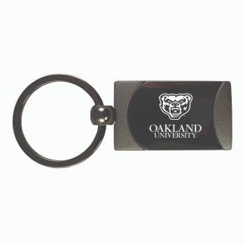 Heavy Duty Gunmetal Keychain - Oakland Grizzlies