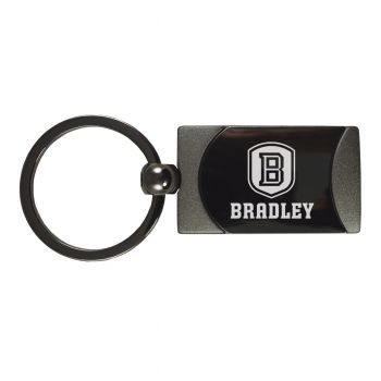 Heavy Duty Gunmetal Keychain - Bradley Braves